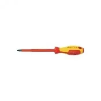 Knipex destornillador Phillips VDE PZ 0 longitud de hoja: 60 mm DIN EN 60900 (98 25 00)