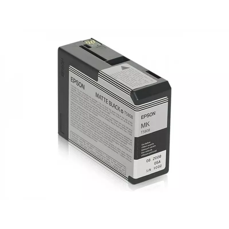 Cartucho de tinta Epson C13T5808 negro mate — Cartucho original Epson, negro mate