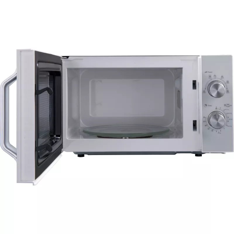 Microondas Sharp R204WA plata, blanco microondas solo encimera 20 l 800 W