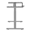 Escritorio de altura ajustable manualmente MACLEAN MC-790NG — carga máx. 60 kg, altura máx. 120 cm