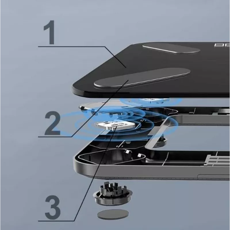 Báscula de persona inteligente Extralink Home, Bluetooth