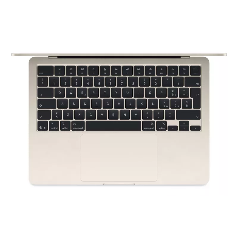 MacBook Air 13, Starlight, M4 (10-CPU/10-GPU), 16GB, 512GB, Alemán, fuente de alimentación Dual USB-C de 35W, MW103D/A
