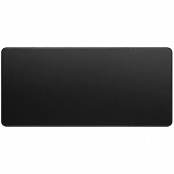 Alfombrilla de escritorio de piel sintética – Negro