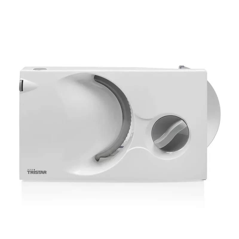 Cortadora eléctrica universal Tristar EM-2098 150 W blanca, grosor de corte 1,5 cm
