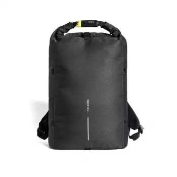 Mochila XDDESIGN Urban Lite negra — 21 L (ampliable a 27 L), compartimento para portátil de 15,6 pulgadas, resistente al agua, correa para trolley