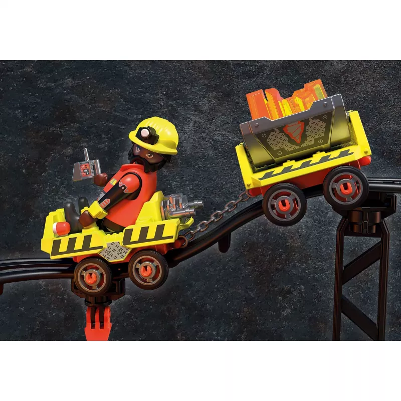 Playmobil - #70925 Dino Rise Dino Mine Set de construcción de 386 piezas - Multicolor