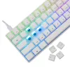 Teclado mecánico con cable White Shark Shinobi-2 (GK-004221) — switches azules, blanco, distribución US