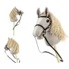 Caballo de palo de peluche Milly Mally 6626 Gris claro – peluche milly mally, caballo de palo para montar