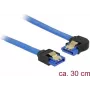 Cable SATA DeLOCK 84984 0,3 m SATA 7-pin negro azul