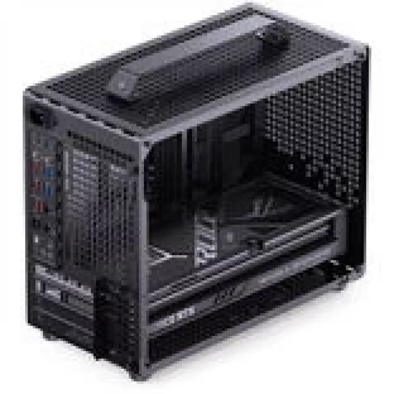 Caja de ordenador Jonsplus Z20 Mesh Mini Tower Micro-ATX Negro