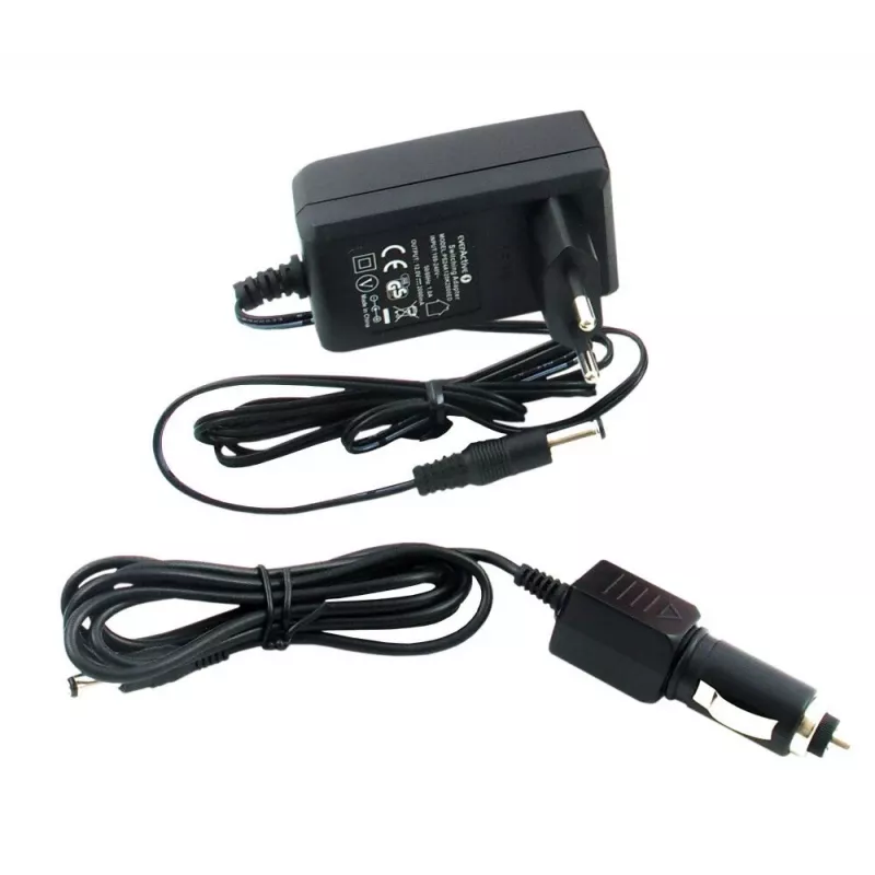 Cargador de baterías everActive NC-1600 — cargador universal DC para Li-Ion, compatible con 16 celdas, tamaños compatibles AA/AAA/C, negro, AC 100–240V 50–60Hz