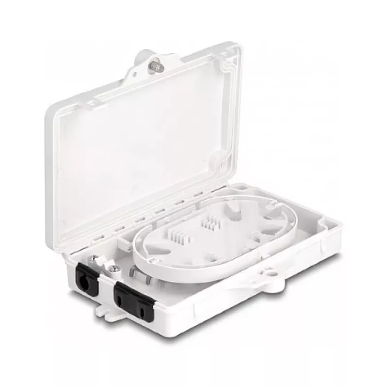 Caja distribuidora de fibra óptica DeLOCK 87899 IP65 impermeable 2 puertos