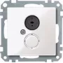 Merten 297419 marco embellecedor/tapa de interruptor blanco (297419)