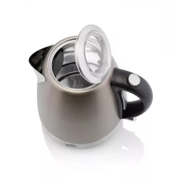 Hervidor de agua eléctrico ETA 1,2 L 2100 W, carcasa de acero inoxidable, gris