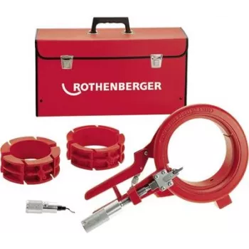 Cortatubos Rothenberger ROCUT 110 set para tubos de plástico 110 / 125 / 160 mm