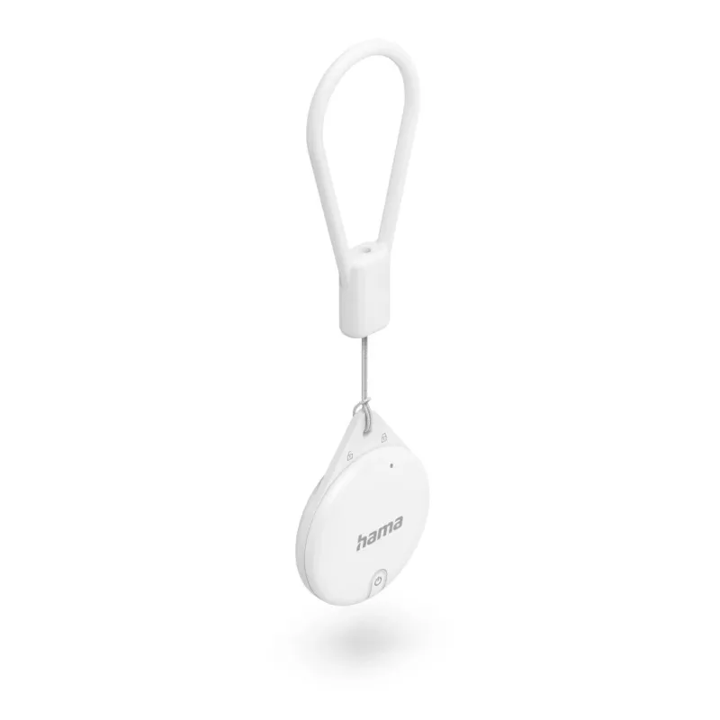 HAMA Item Finder 00185815 Bluetooth para Apple app Buscar, blanco — rastreador para localizar objetos personales