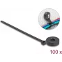 Brida para cables DELOCK 18915 180×6 mm negra, nailon, 180 mm de longitud, 6 mm de ancho