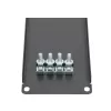 Panel ciego para rack Extralink Front Blank Panel 2U 19
