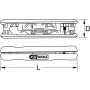 Pelacables coaxial ks tools 115.1002 para cable coaxial Ø 4,8–7,5 mm