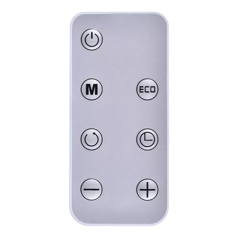 Calefactor cerámico eléctrico NOVEEN PTC3000, 2000 W (1200 W mín.), indicador LED, temporizador, mando a distancia, oscilación, blanco