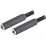 Conector de cable ShiverPeaks BS50700-2 6,3 mm negro