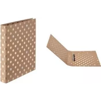 Carpeta de anillas Herlitz Pure Glam A4 dorado