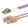 Cable de fibra óptica LogiLink 0.5m LC-SC