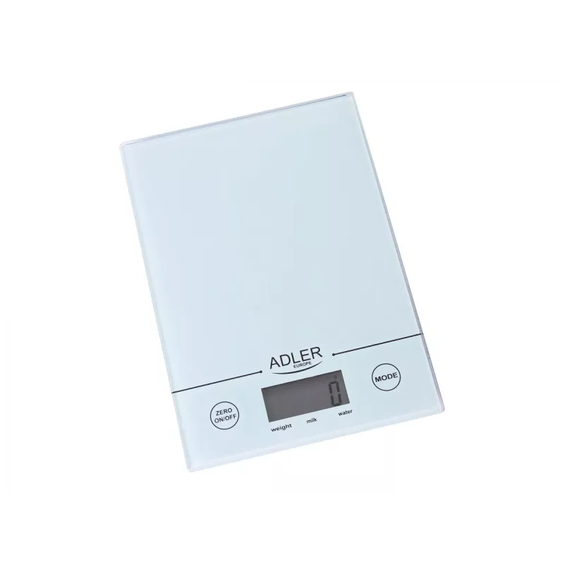 Báscula de cocina Adler AD 3138 w báscula de cocina electrónica blanca encimera cuadrada