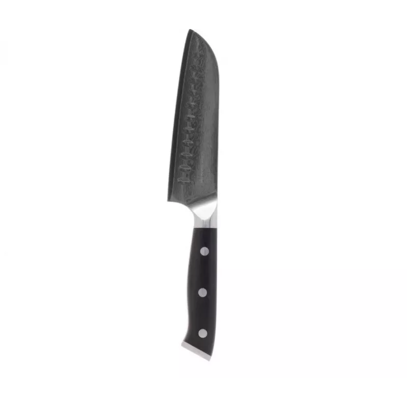 Cuchillo santoku Kohersen Elegance ébano acero damasco 12,7 cm