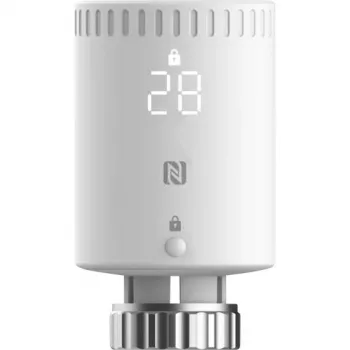 Termostato de radiador Milesight WT101-868M válvula inteligente LoRaWAN para control de calefacción, 868 MHz