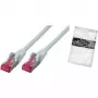 Cable de red ShiverPeaks BS75720-AW 10m Cat6a S/FTP
