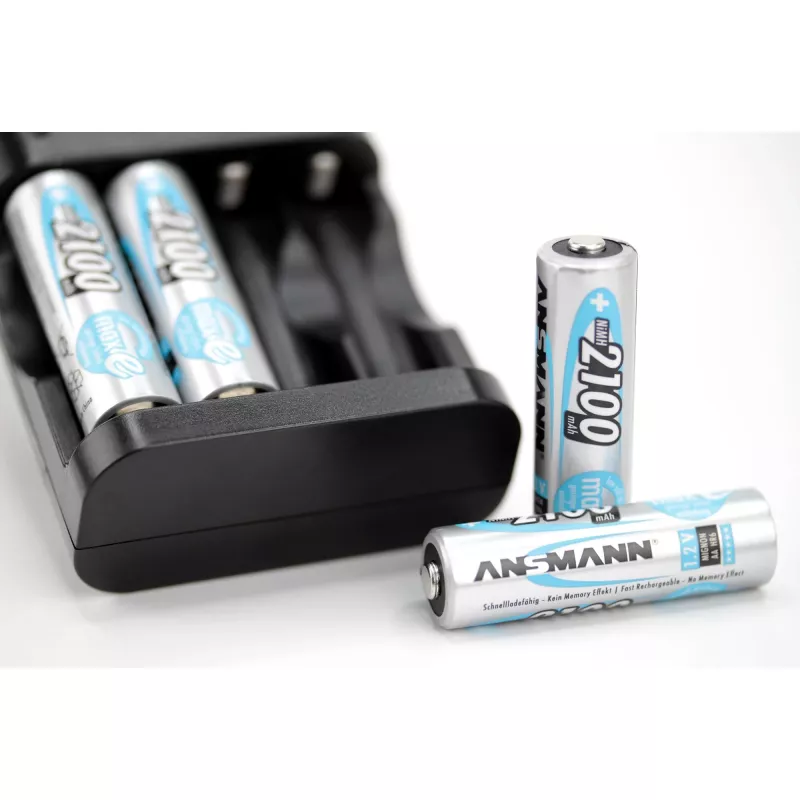 1x4 Ansmann maxE batería recargable NiMH Mignon AA 2100 mAh 5035052