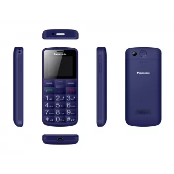 Teléfono móvil para personas mayores KX-TU110 azul