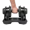 Mancuerna de hierro fundido ajustable Rebel RBA-2303 — hasta 24 kg, negro, una pieza