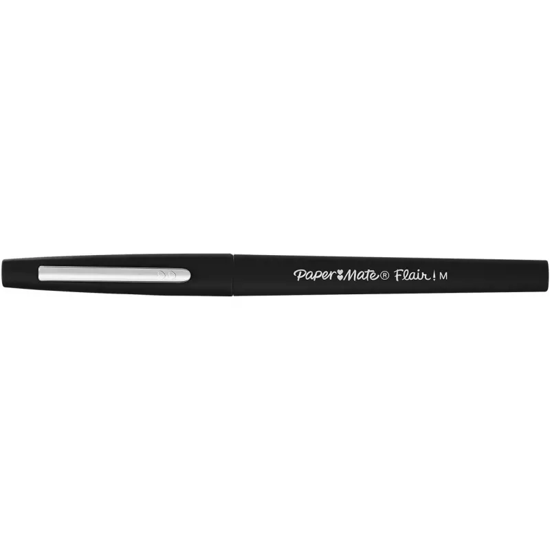 Rotulador Papermate Flair Original punta media negro 5 uds.