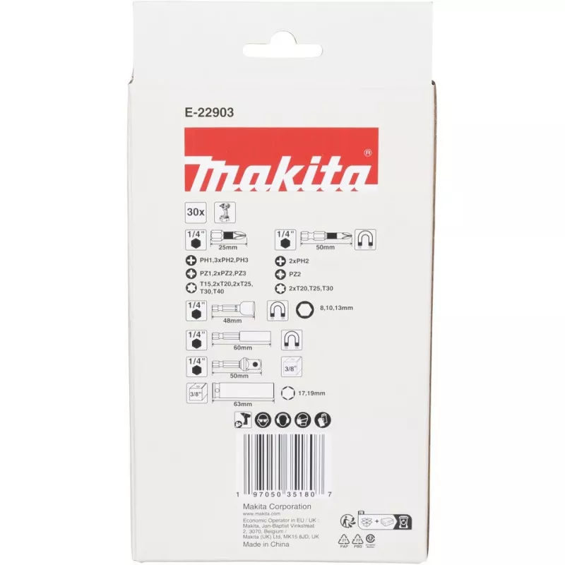 Makita E-22903 Punta de atornillar
