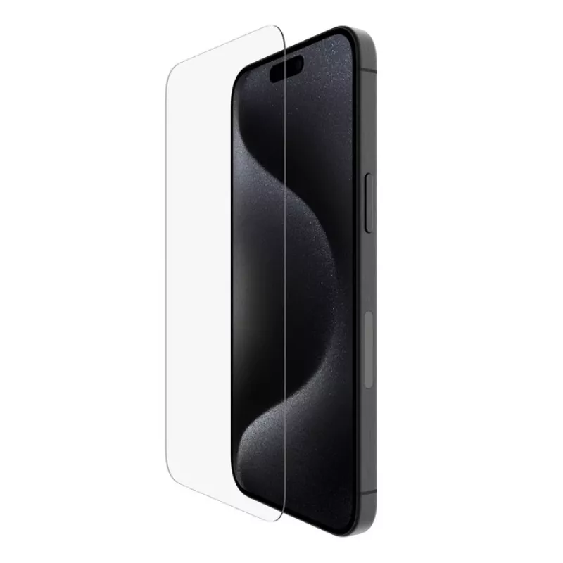 Protector de pantalla Belkin ScreenForce iPhone 16 Pro Max antibacteriano resistente a golpes y rayaduras