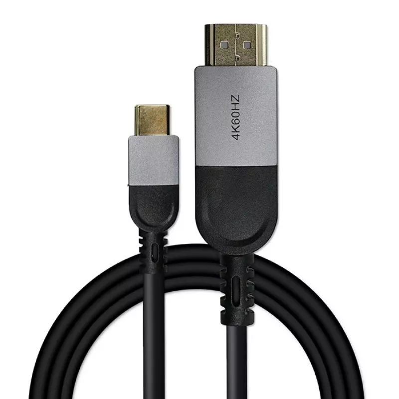 Cable USB-C a HDMI QOLTEC 50438 — 2 m, 4K 60 Hz