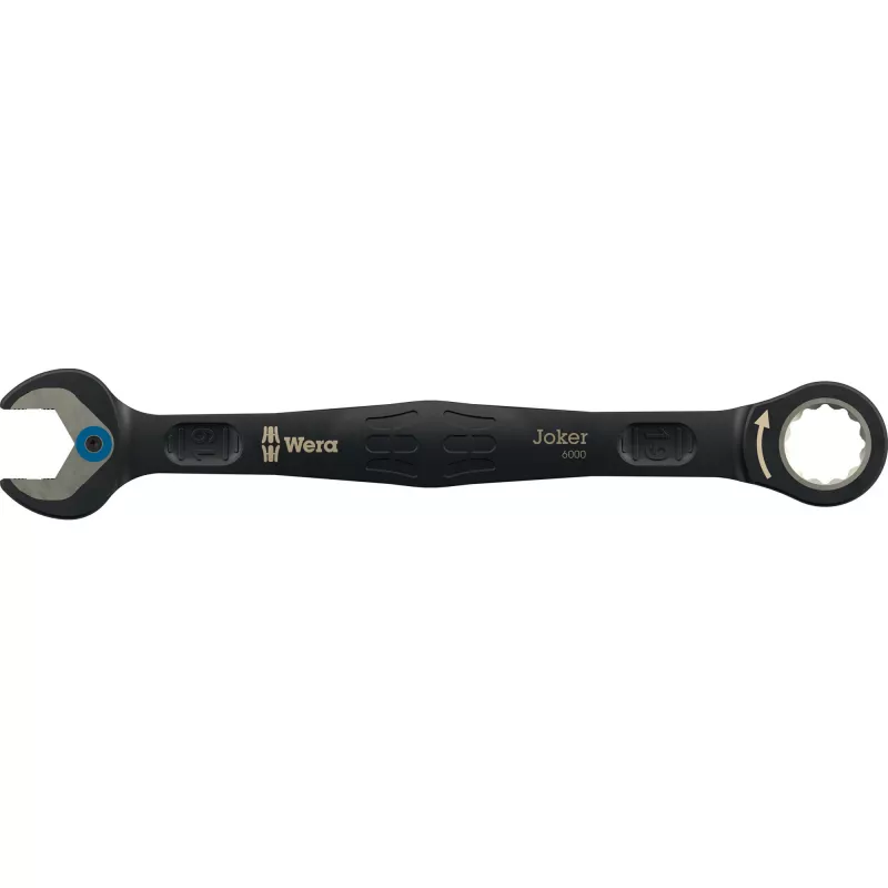 Wera 6000 Joker Black Edition juego de llaves combinadas de carraca, 11 uds.