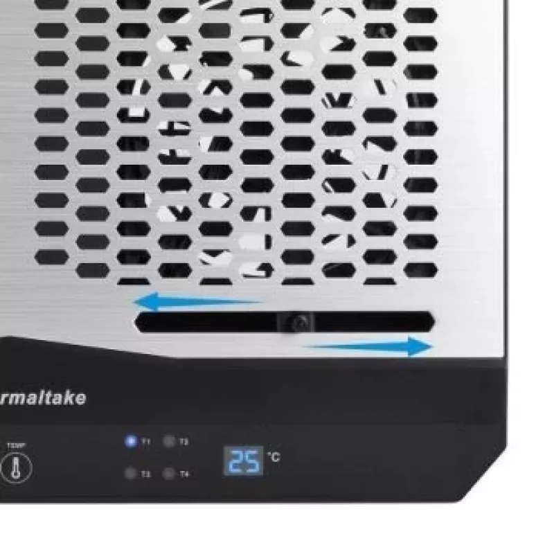 Thermaltake Massive TM Base refrigerante para portátil, 2 ventiladores de 120 mm, CL-N002-PL12BL-A