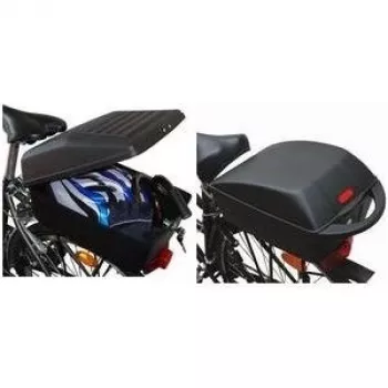 Caja de equipaje para bicicleta FISCHER 86500 — con cierre 15 L, negro