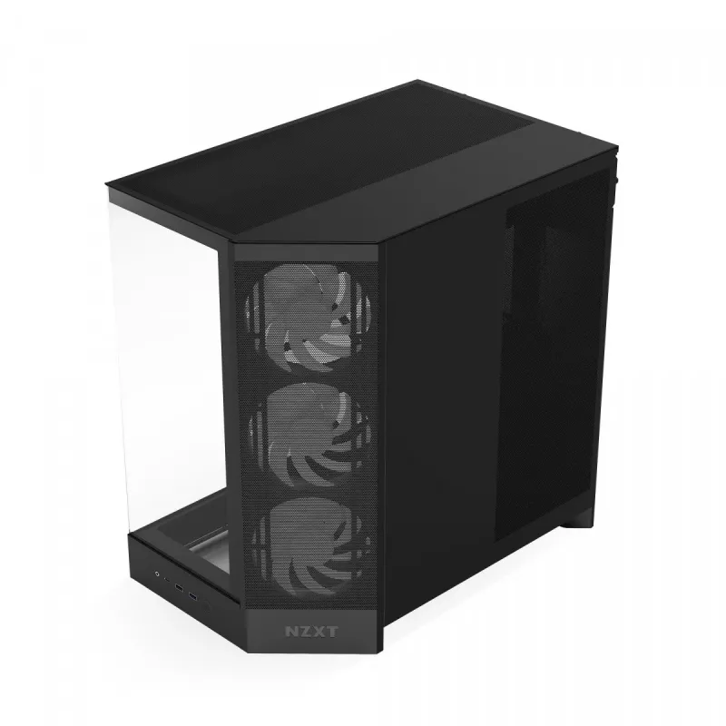 Caja PC NZXT H9 Flow RGB Midi Tower Negra