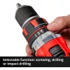 Taladro con empuñadura de pistola Einhell TE-CD 18/50 Li-i BL, 1800 U/min, 2,35 kg
