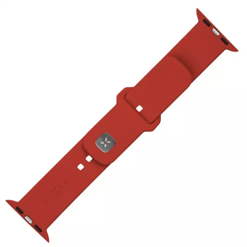 Correa de silicona FIXED FIXSST2-1029-RD para Apple Watch Ultra 49mm, roja, diseño deportivo Fixed
