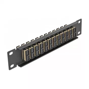 Panel de parcheo de fibra óptica DeLOCK 10