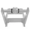 Asetek SimSports Anclaje Frontal para Podium Brackets - negro, 70 mm de diámetro de tornillos