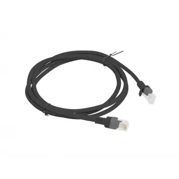 Cable de parcheo Cat.5e 1,5M UTP negro