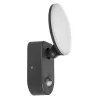 Lámpara de pared LED MACLEAN MCE367 con sensor PIR, lámpara de pared exterior con detector de movimiento