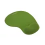Alfombrilla de ratón ESPERANZA EA137G gel con reposamuñecas, color verde liso, base antideslizante
