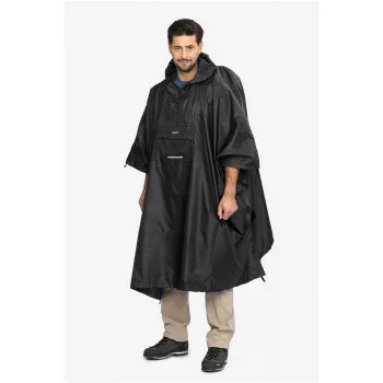 Poncho de lluvia para adultos VIKING Vesper Mochila Negro UNI